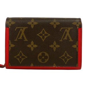 LOUIS VUITTON Bifold Wallet M64587 Monogram canvas Brown Monogram Portefeuille Flor Compact | AlmaBagz