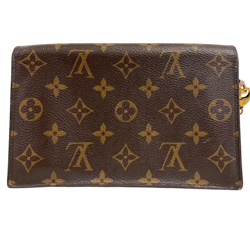 LOUIS VUITTON Shoulder Bag M67405 Monogram canvas, leather Brown Monogram Ideal Portefeuille Flor Chain | AlmaBagz