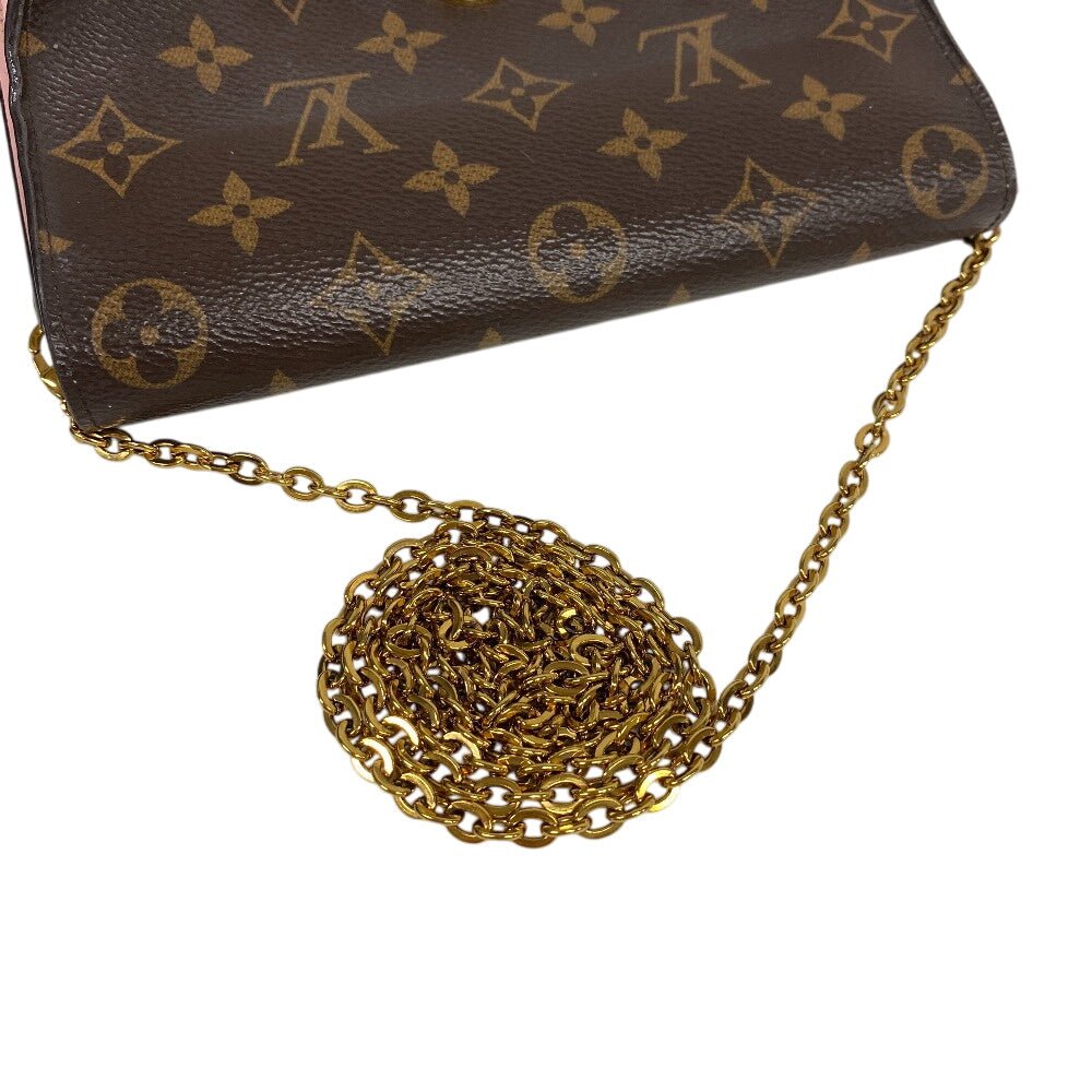 LOUIS VUITTON Shoulder Bag M67405 Monogram canvas, leather Brown Monogram Ideal Portefeuille Flor Chain | AlmaBagz - Image 4