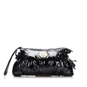 Gucci Large Patent Hysteria Clutch Clutch Bag | AlmaBagz