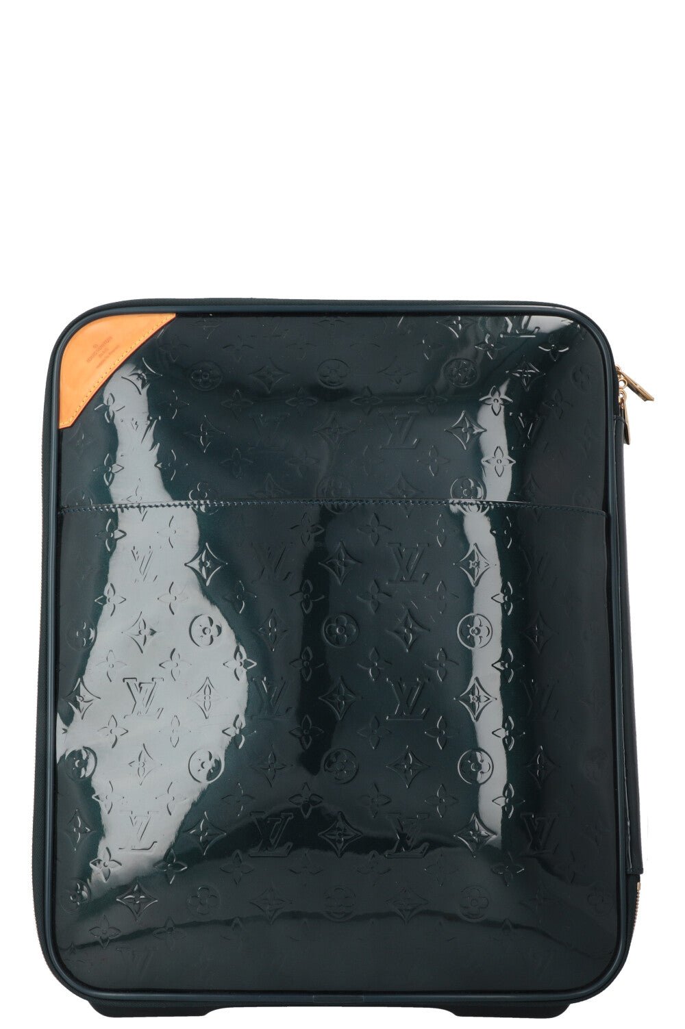LOUIS VUITTON Pegase 45 Suitcase Vernis Green | AlmaBagz - Image 11