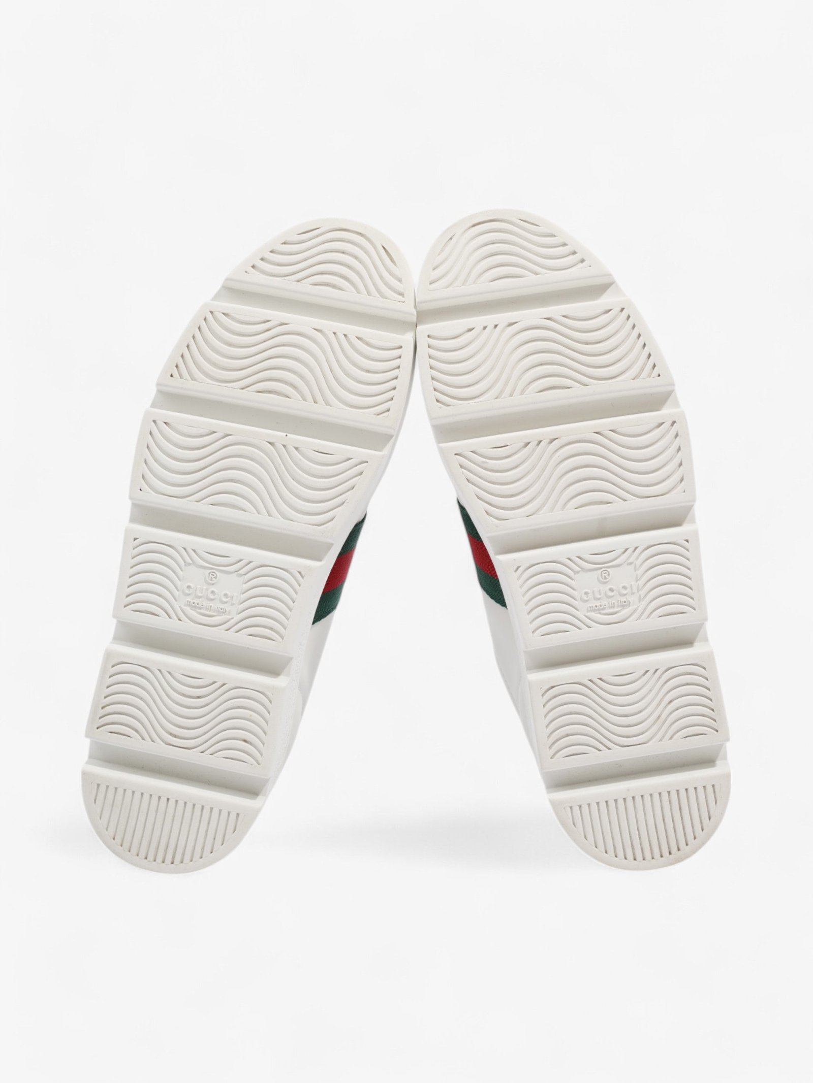 Gucci Ace Platform Sneakers White / Green / Red Leather EU 35.5 UK 2.5 | AlmaBagz - Image 6
