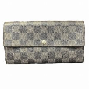 Louis Vuitton Damier  Damier Canvas Galle Damier Canvas Long Wallet (Bi-Fold) | AlmaBagz