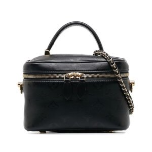 Louis Vuitton Monogram Ink Vanity PM Vanity Bag Shoulder Bag 2WAY M57118 Noir Black Leather  Louis Vuitton | AlmaBagz