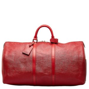 Louis Vuitton Louis Vuitton M42957 Boston Bag Leather Castilian Red | AlmaBagz