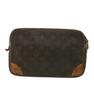 LOUIS VUITTON Monogram Compiegne 28 Clutch Bag M51845 LV Auth ac1487 | AlmaBagz
