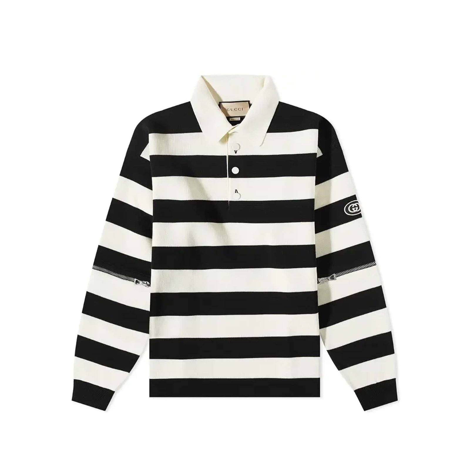 Gucci Striped Cotton Polo Men | AlmaBagz