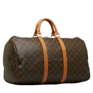 Louis Vuitton Monogram Keiphorus 50 Boston Bag Handbag M41426 Brown PVC Leather  Louis Vuitton | AlmaBagz