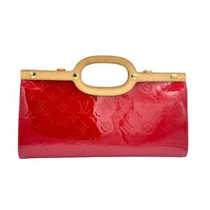 Louis Vuitton Red Monogram Vernis Roxbury Drive Bag | AlmaBagz