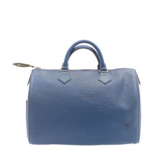 LOUIS VUITTON Epi Alma Hand Bag Blue M52145 LV Auth ai161 | AlmaBagz