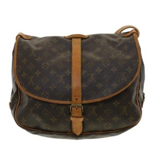 LOUIS VUITTON Monogram Saumur 35 Shoulder Bag M42254 LV Auth am3305 | AlmaBagz