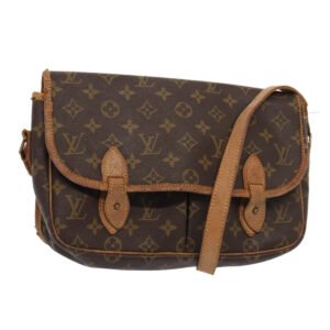 LOUIS VUITTON Monogram Gibeciere MM Shoulder Bag M42247 LV Auth ar12433 | AlmaBagz