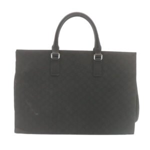 Gucci GG Canvas Hand Bag Black  ar6477 | AlmaBagz