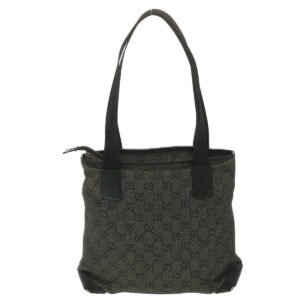 GUCCI GG Canvas Tote Bag Black 28893  ar8950 | AlmaBagz