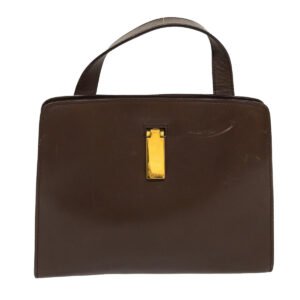 GUCCI Hand Bag Leather Brown  ar9113 | AlmaBagz