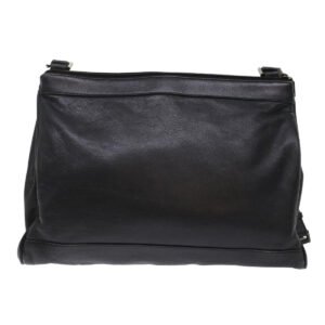 GUCCI Shoulder Bag Suede Leather Black  ar9974 | AlmaBagz