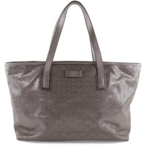 Gucci Gg Implementation Tote Bag Silver | AlmaBagz
