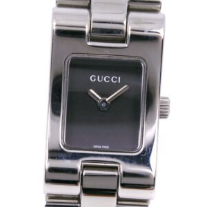 Gucci Watches Silver Blackdial Stainless | AlmaBagz