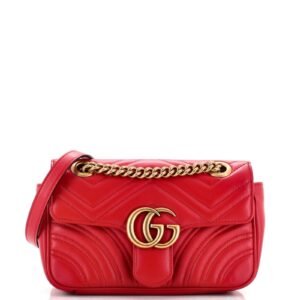 Gucci Gg Marmont Flap Bag Matelasse | AlmaBagz