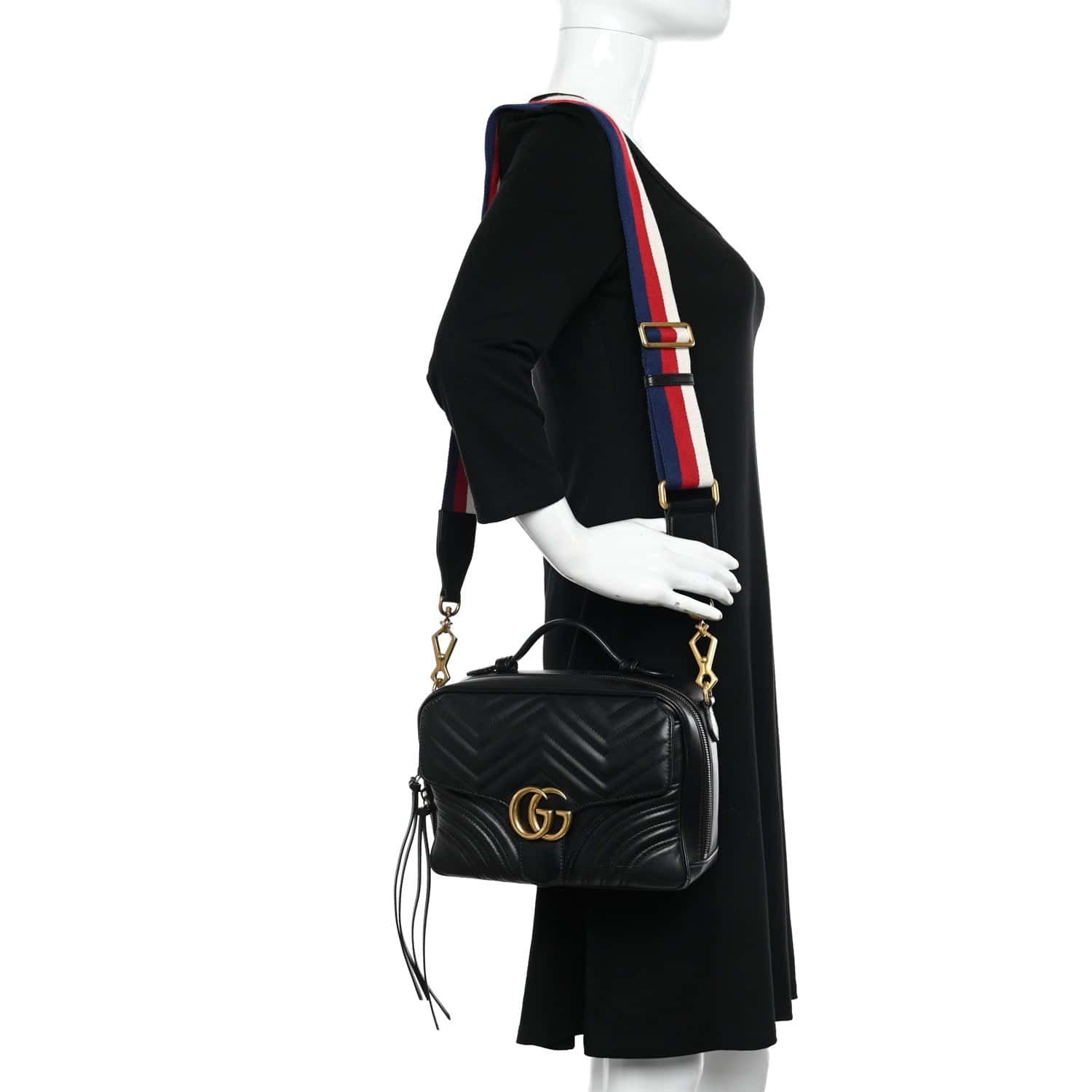 Gucci Calfskin Matelasse Sylvie Web | AlmaBagz