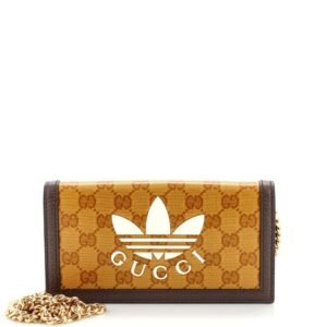 Gucci X Adidas Wallet On Chain Gg Coated | AlmaBagz