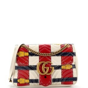 Gucci Gg Marmont Flap Bag Trompe L'Oeil | AlmaBagz