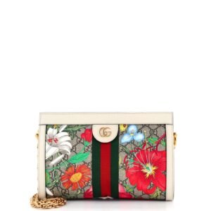 Gucci Ophidia Chain Shoulder Bag Flora | AlmaBagz