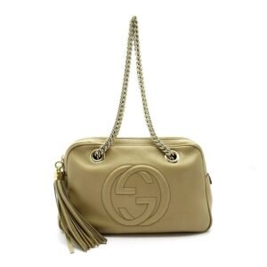 Gucci Soho Chaintote Bag Leather | AlmaBagz