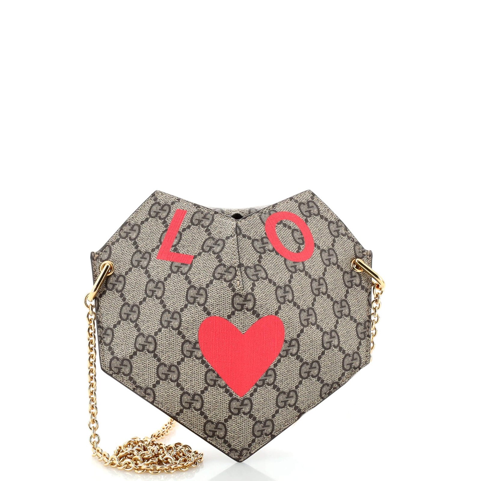 Gucci Valentine's Day Heart Bag Printed | AlmaBagz