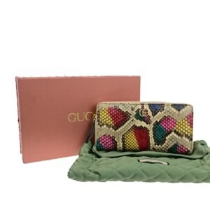 Gucci Gg Long Zipper Wallet Purse Exotic | AlmaBagz