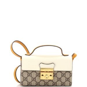 Gucci Padlock Top Handle Bag Gg Coated | AlmaBagz