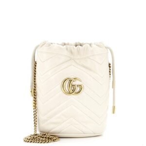 Gucci Gg Marmont Bucket Bag Matelasse | AlmaBagz