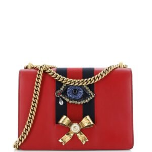Gucci Web Peony Chain Shoulder Bag | AlmaBagz