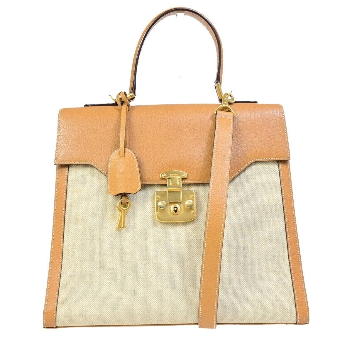 Gucci Logo Bicolor 2Way Shoulder Hand | AlmaBagz