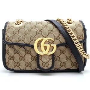 Gucci Shoulder Bag Quilted Mini Gg | AlmaBagz