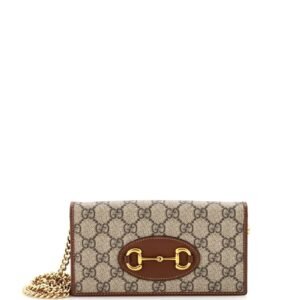 Gucci Horsebit Chain Wallet Gg Coated | AlmaBagz