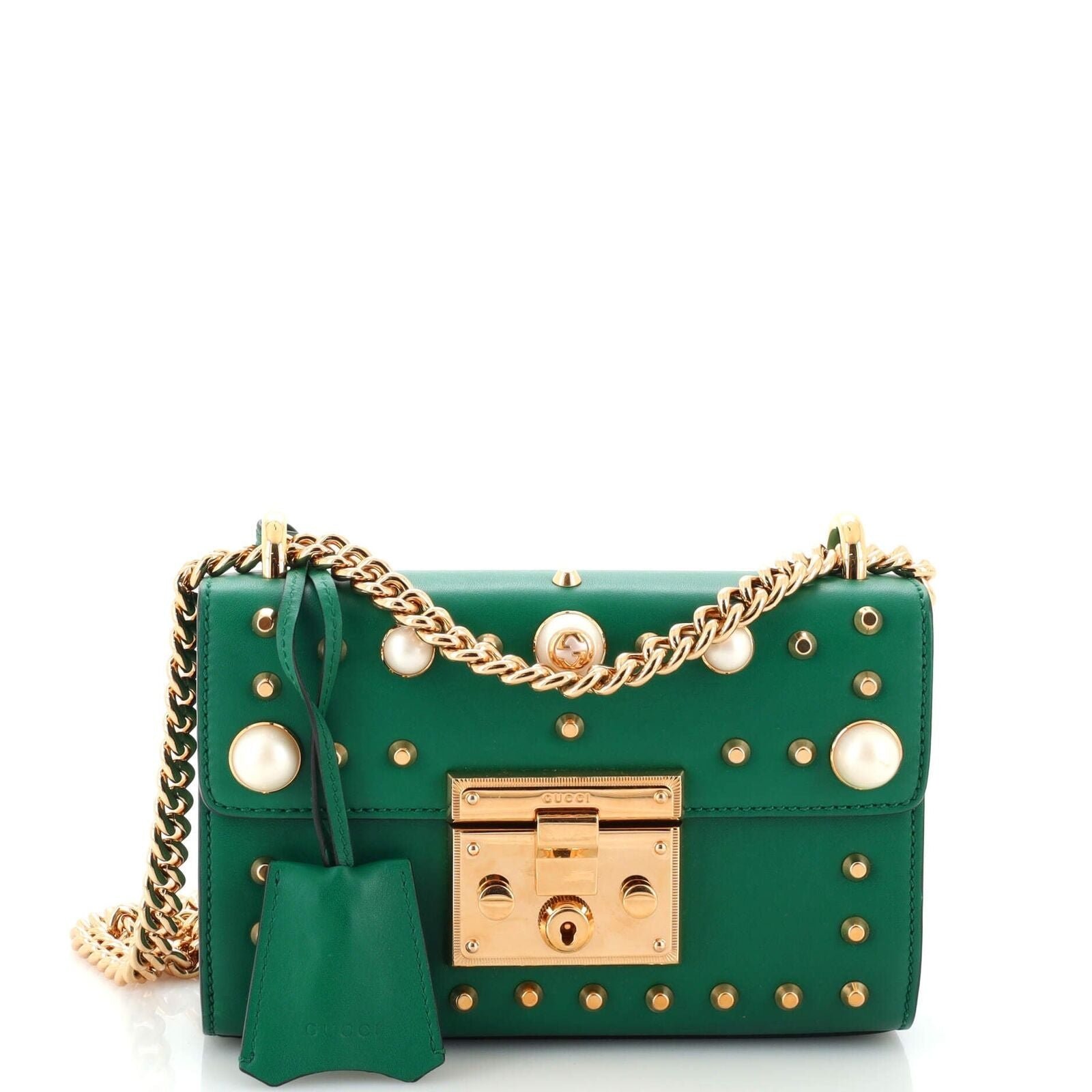 Gucci Pearly Padlock Shoulder Bag | AlmaBagz