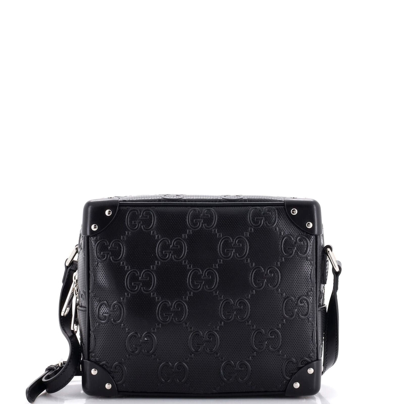 Gucci Trunk Shoulder Bag Gg Embossed | AlmaBagz