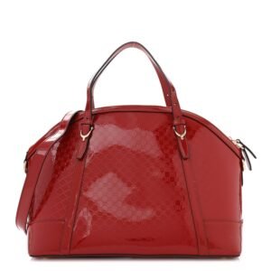 Gucci Patent Microguccissima Medium Nice | AlmaBagz