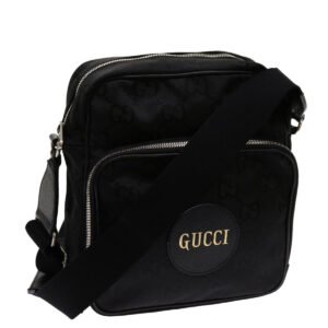 Gucci Gg Canvas Shoulder Bag Black | AlmaBagz