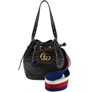 Gucci Marmont Black Crossbody | AlmaBagz