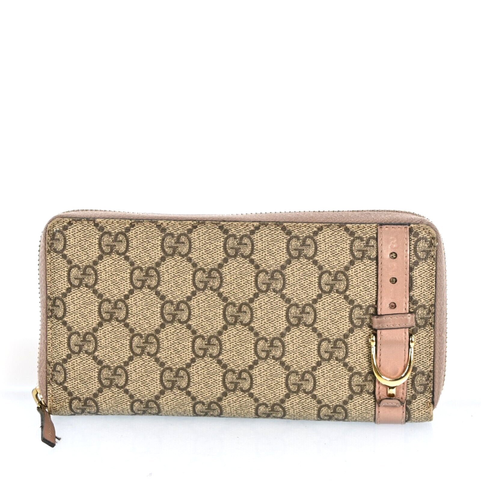 Gucci Zip Roud Long Wallet Italy Pvc | AlmaBagz