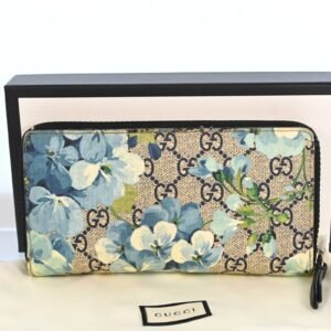 Gucci Blooms Round Zipper Long | AlmaBagz