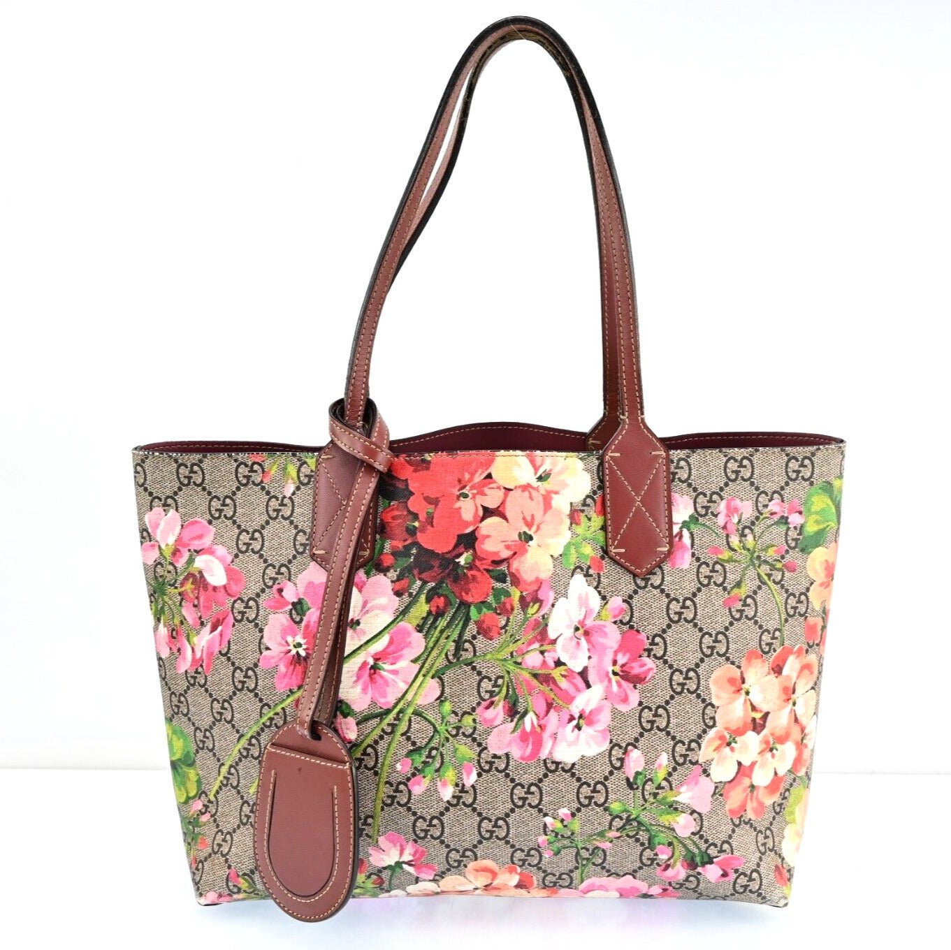 Gucci Gg Supreme Canvas Blooms Tote | AlmaBagz