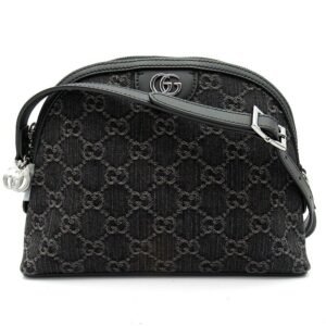 Gucci Shoulder Bag Gg Denim/Leather | AlmaBagz