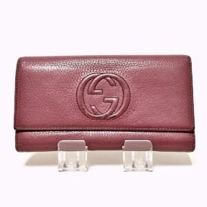 Gucci Soho Pink Purple Leather - | AlmaBagz