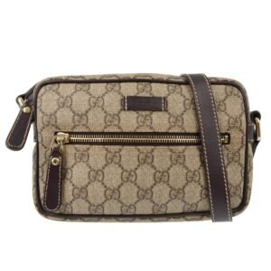 Gucci Brown Gg Crossbody Bag | AlmaBagz