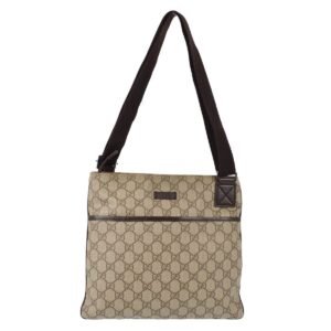 Gucci Brown Gg Crossbody Bag | AlmaBagz