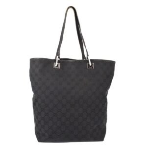 Gucci Black Gg Tote Handbag | AlmaBagz