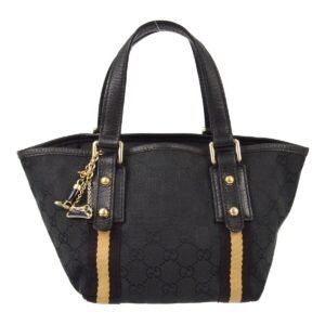 Gucci Black Gg Tote Handbag | AlmaBagz